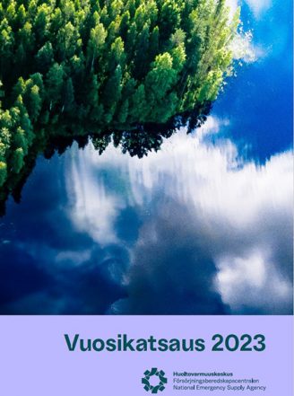 PDF:n kansikuva Huoltovarmuuskeskuksen vuosikatsaus 2023