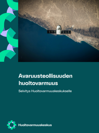 PDF:n kansikuva Avaruusteollisuuden huoltovarmuus