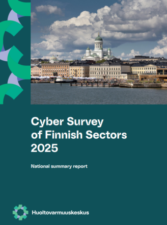 PDF:n kansikuva Cyber Survey of Finnish Sectors 2025 – National summary report